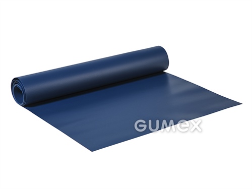 Technická fólie pro galanterní výrobky 842, tloušťka 0,3mm, šíře 1400mm, 49°ShD, desén D62, PVC, +5°C/+40°C, tmavě modrá (9101)